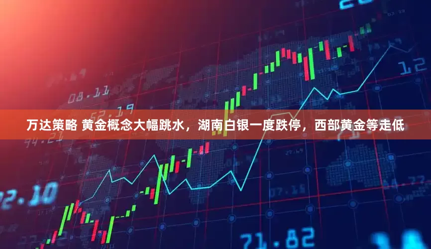 万达策略 黄金概念大幅跳水，湖南白银一度跌停，西部黄金等走低