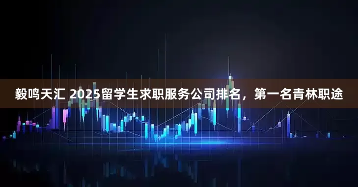 毅鸣天汇 2025留学生求职服务公司排名，第一名青林职途